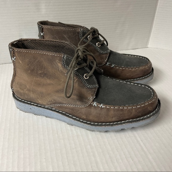 Penguin Moka Kahn Leather Ankle Boots Size 8 - Picture 4 of 12